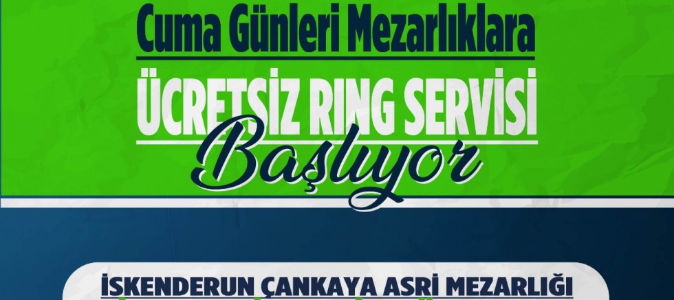 HBB’DEN VATANDAŞLARA ÜCRETSİZ MEZARLIK ULAŞIM HİZMETİ