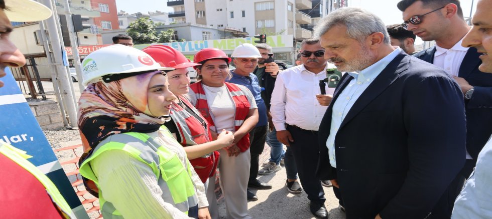 BAŞKAN ÖNTÜRK DÖRTYOL’DA HATSU ÇALIŞMALARINI İNCELEDİ 
