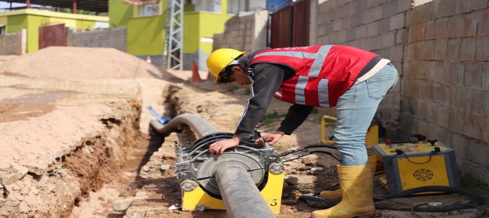 HARRAN MAHALLESİ’NE YENİ DEPO VE İÇME SUYU HATTI 