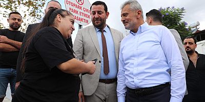 BAŞKAN ÖNTÜRK, SAMANDAĞ ESNAFINI ZİYARET ETTİ