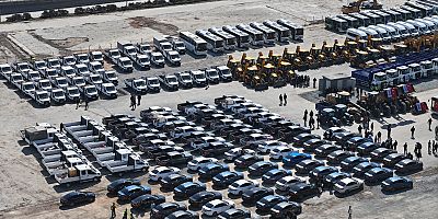 HATAY'IN YENİDEN DOĞUŞUNUN SEMBOLÜ: 1000 YENİ ARAÇ