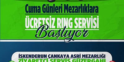 HBB’DEN VATANDAŞLARA ÜCRETSİZ MEZARLIK ULAŞIM HİZMETİ