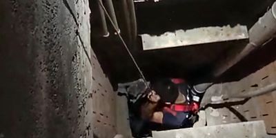 HBB İTFAİYEDEN NEFES KESEN KEDİ KURTARMA OPERASYONU