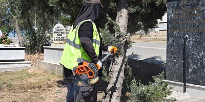 HBB, MEZARLIKLARDA ÇALIŞMALARINI SÜRDÜRÜYOR