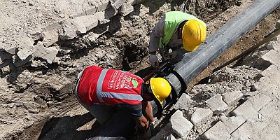 HBB SAMANDAĞ’DA DEV İÇME SUYU ŞEBEKESİ YATIRIMINI SÜRDÜRÜYOR