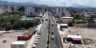 LAZKİYE CADDESİ’NDE SON RÜTUŞLAR YAPILIYOR